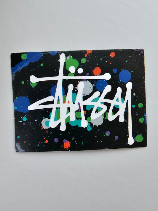 Stussy Splatter Sticker
