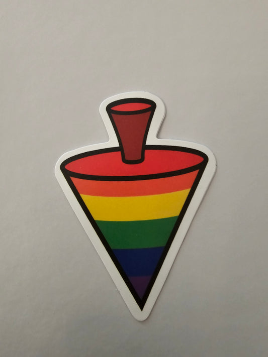 Rainbow Top Sticker