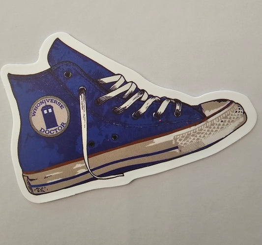 Dr Who Sneaker Sticker