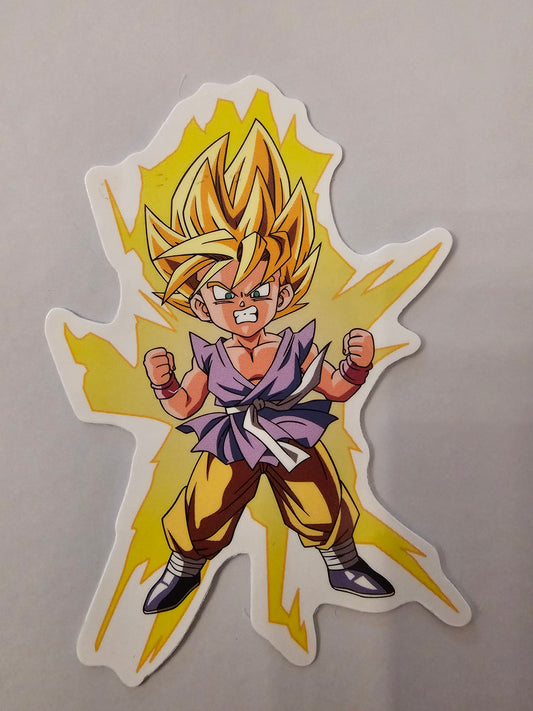 Yellow dragonball sticker