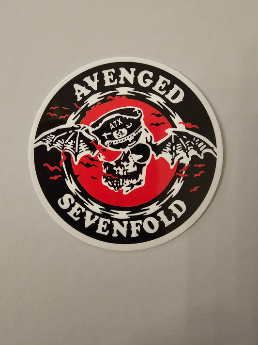 Avenged Sevenfold Round Sticker