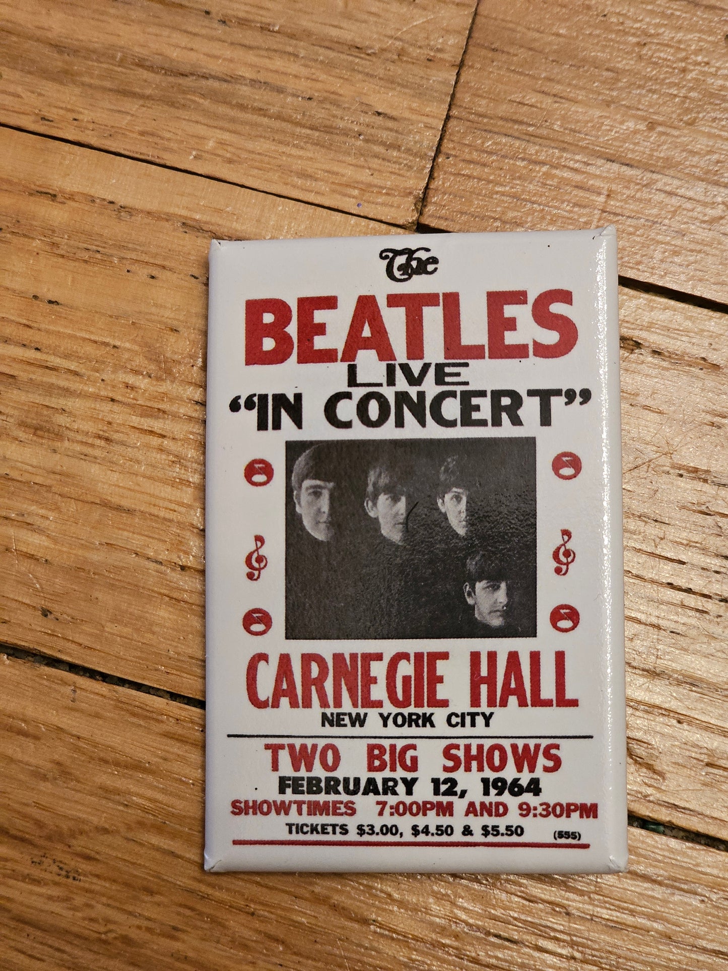 Showprint  Concert Poster Buttons 1.75" x 2.75"