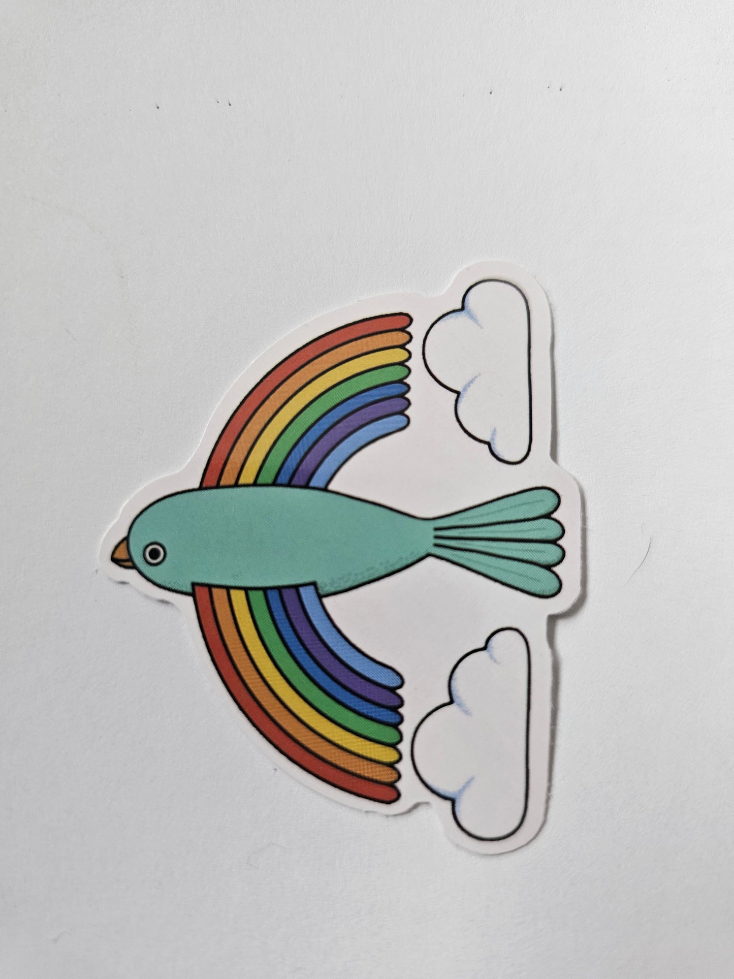 Rainbow Bird Sticker
