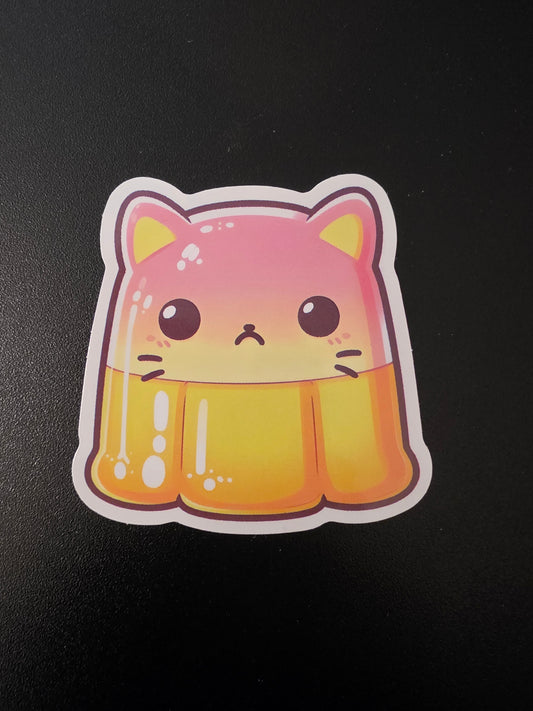 Jello kitty sticker