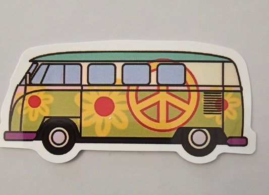 Peace bus Sticker