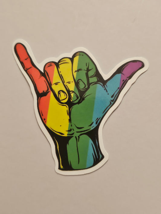 Hang Loose Sticker