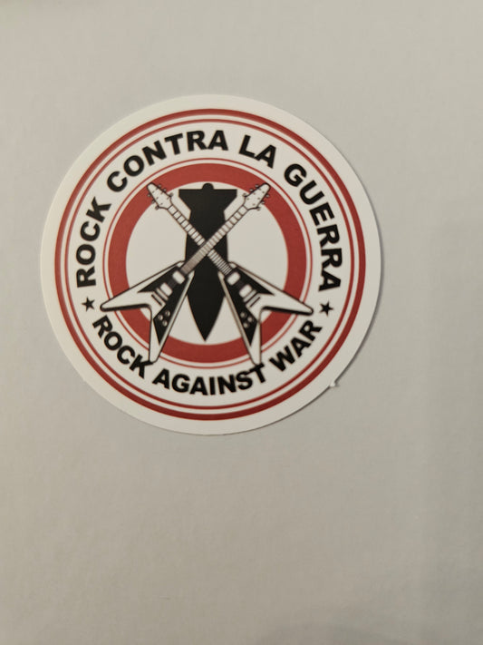 Rock Against War Sticker