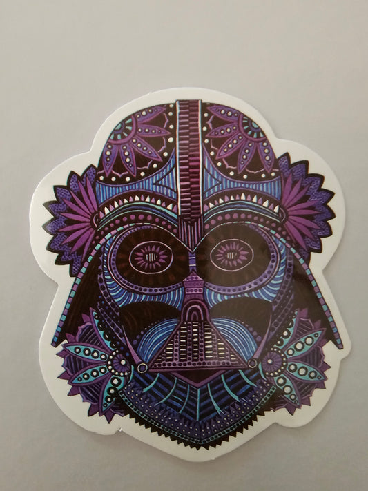 Floral Darth Sticker