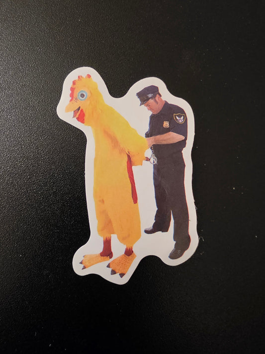 Arrested Sticker