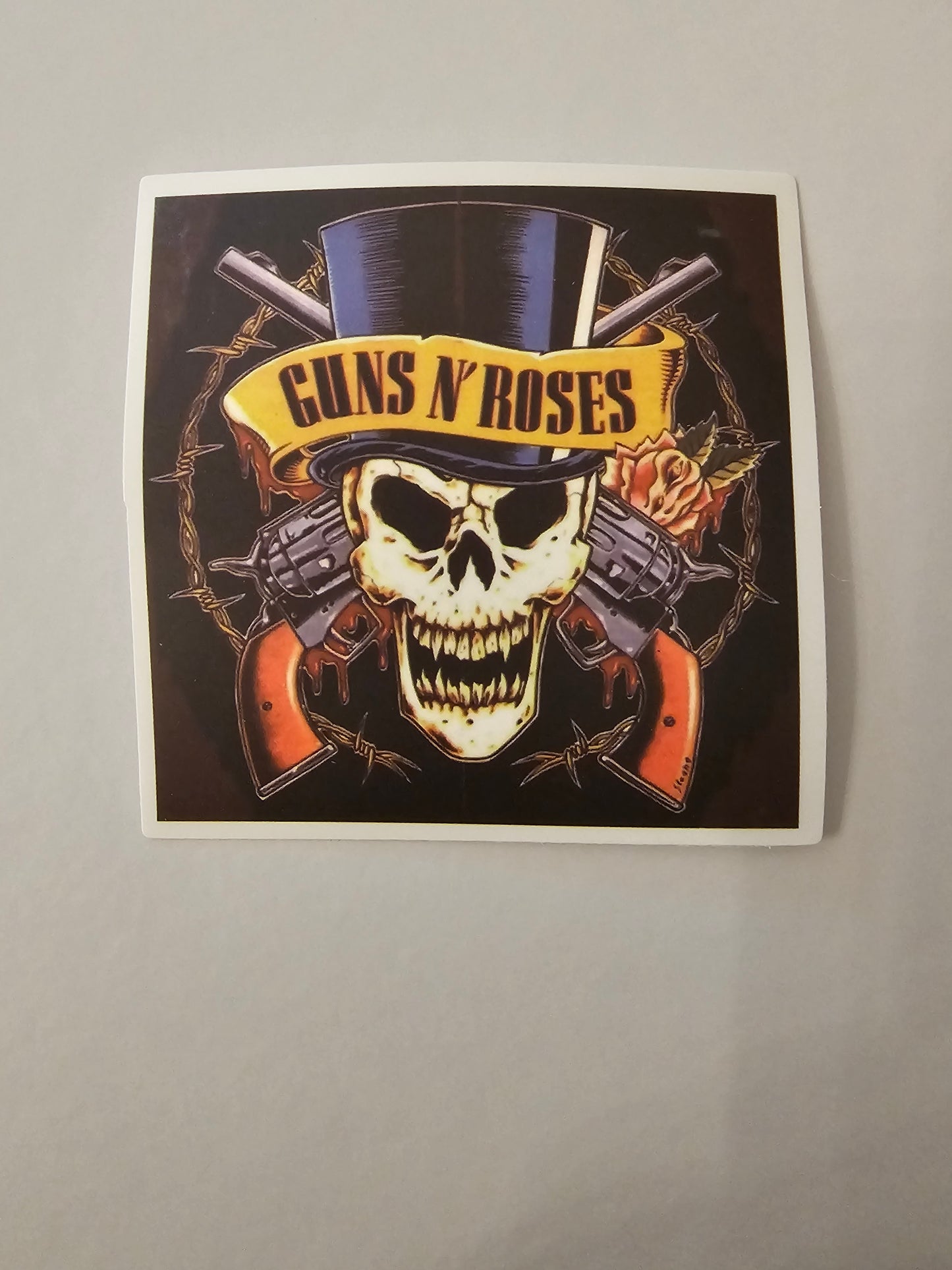 Guns N Roses square sticker
