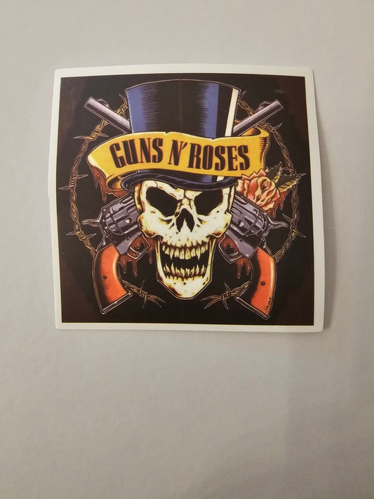 Guns N Roses square sticker