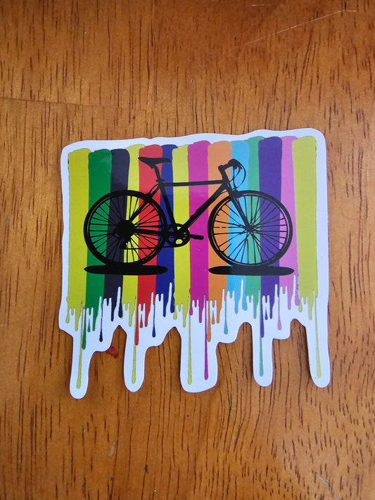 Bike graffiti sticker