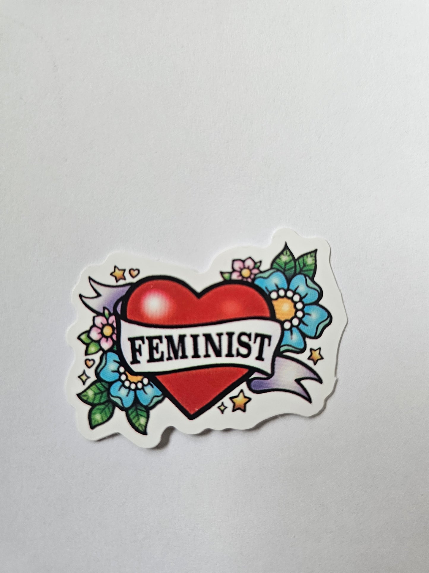 Feminist Heart Sticker