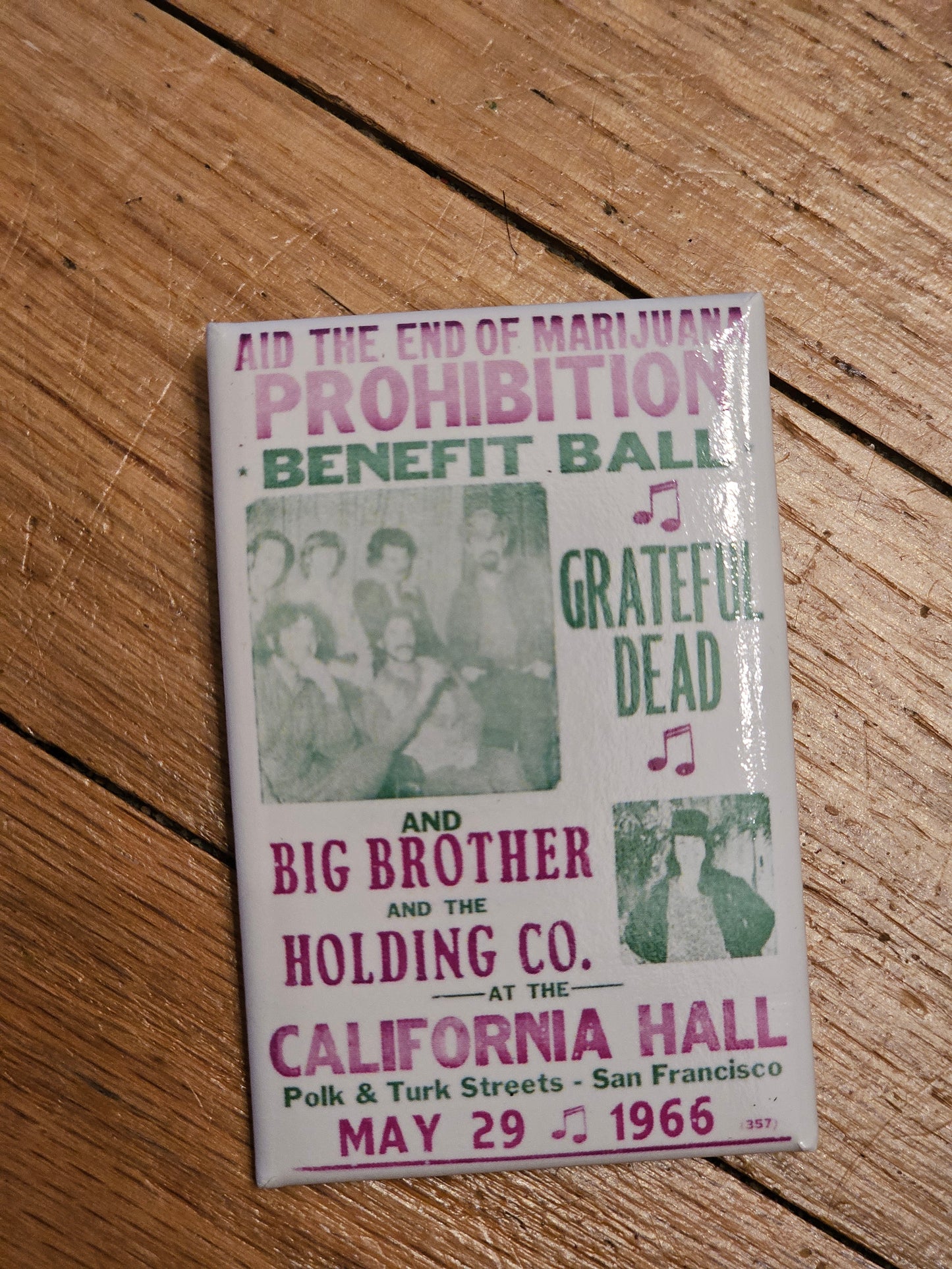 Showprint  Concert Poster Buttons 1.75" x 2.75"