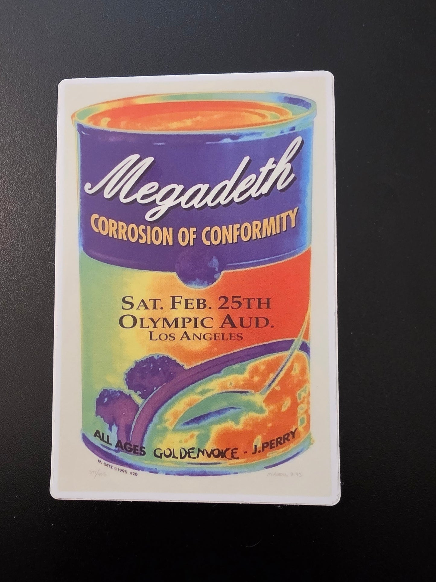 Megadeth Jumbo Sticker