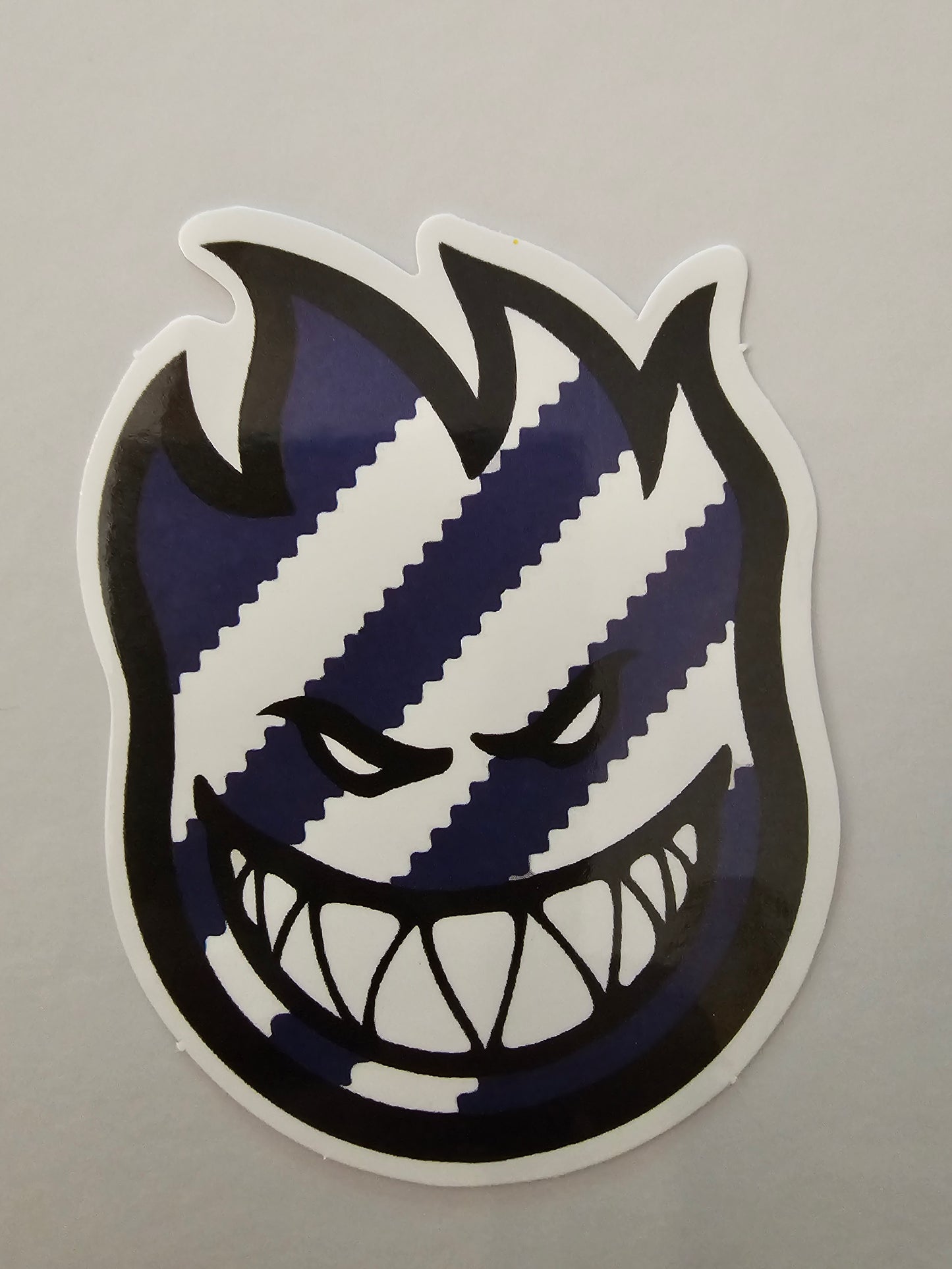 Blue and White Spitfire Sticker