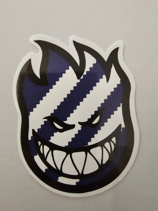 Blue and White Spitfire Sticker