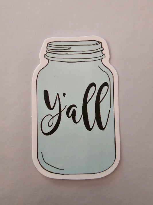 Yall Sticker