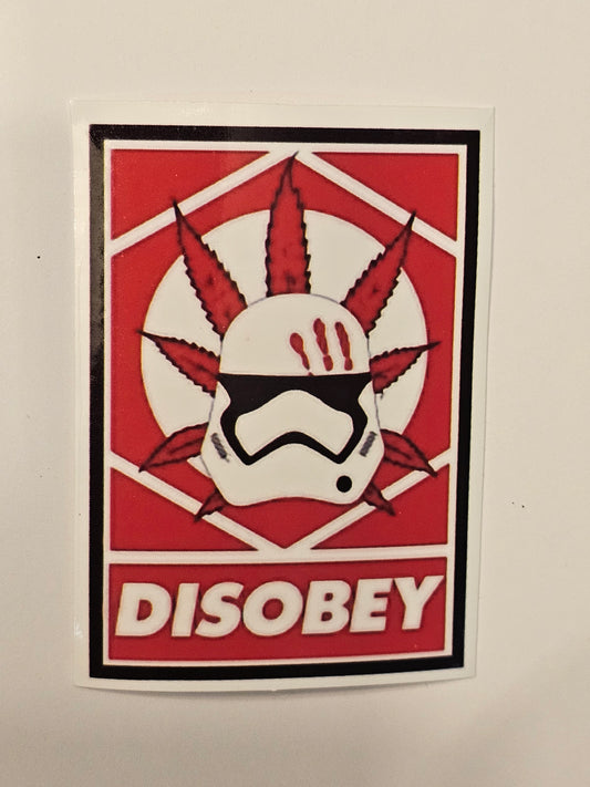 Disobey Sticker
