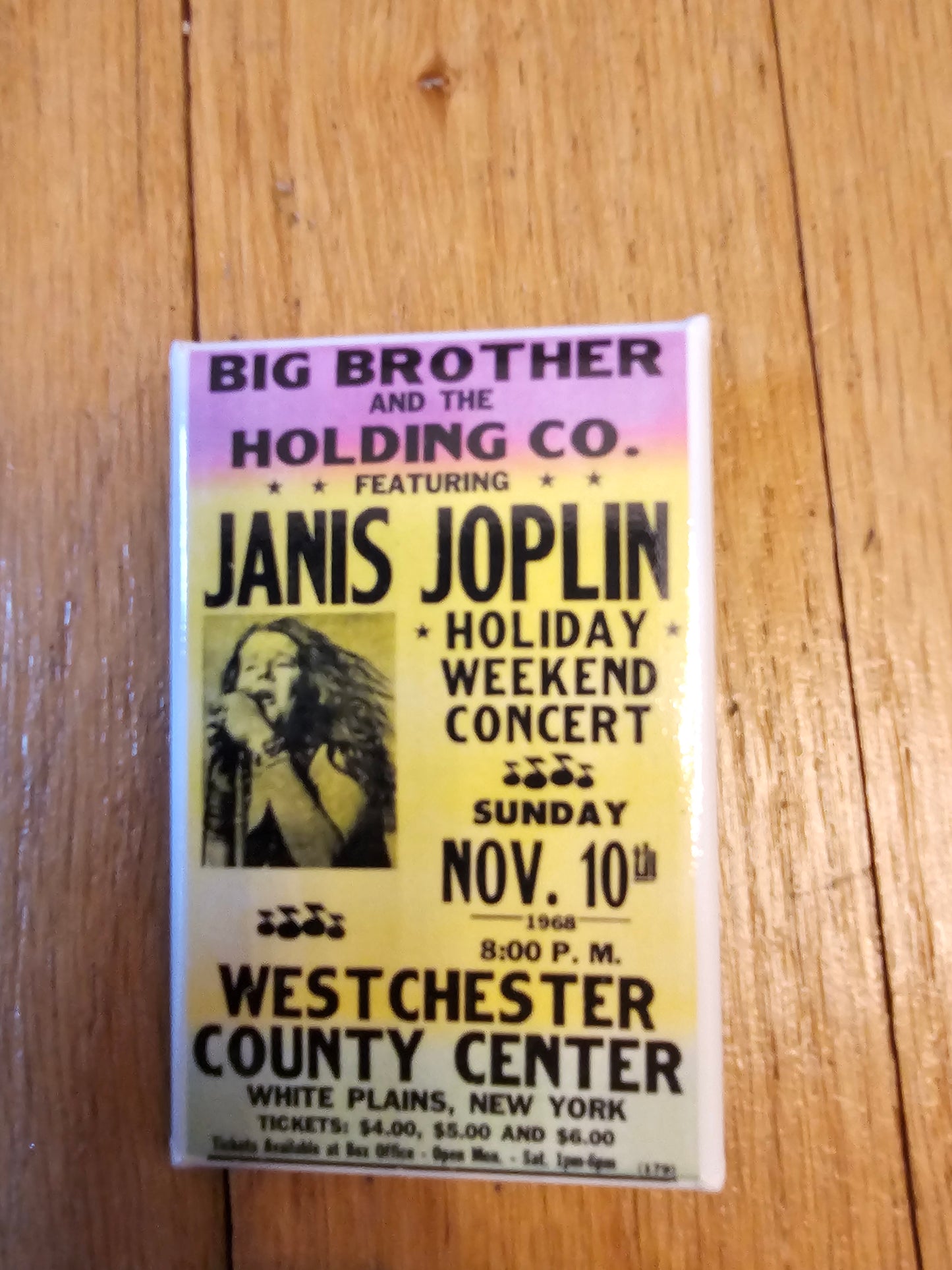 Showprint  Concert Poster Buttons 1.75" x 2.75"