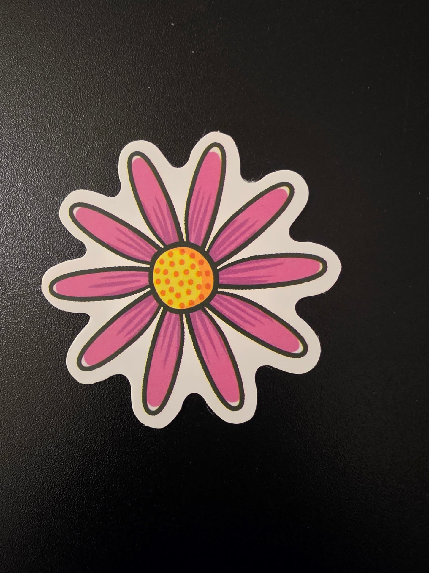 Pink Daisy Sticker