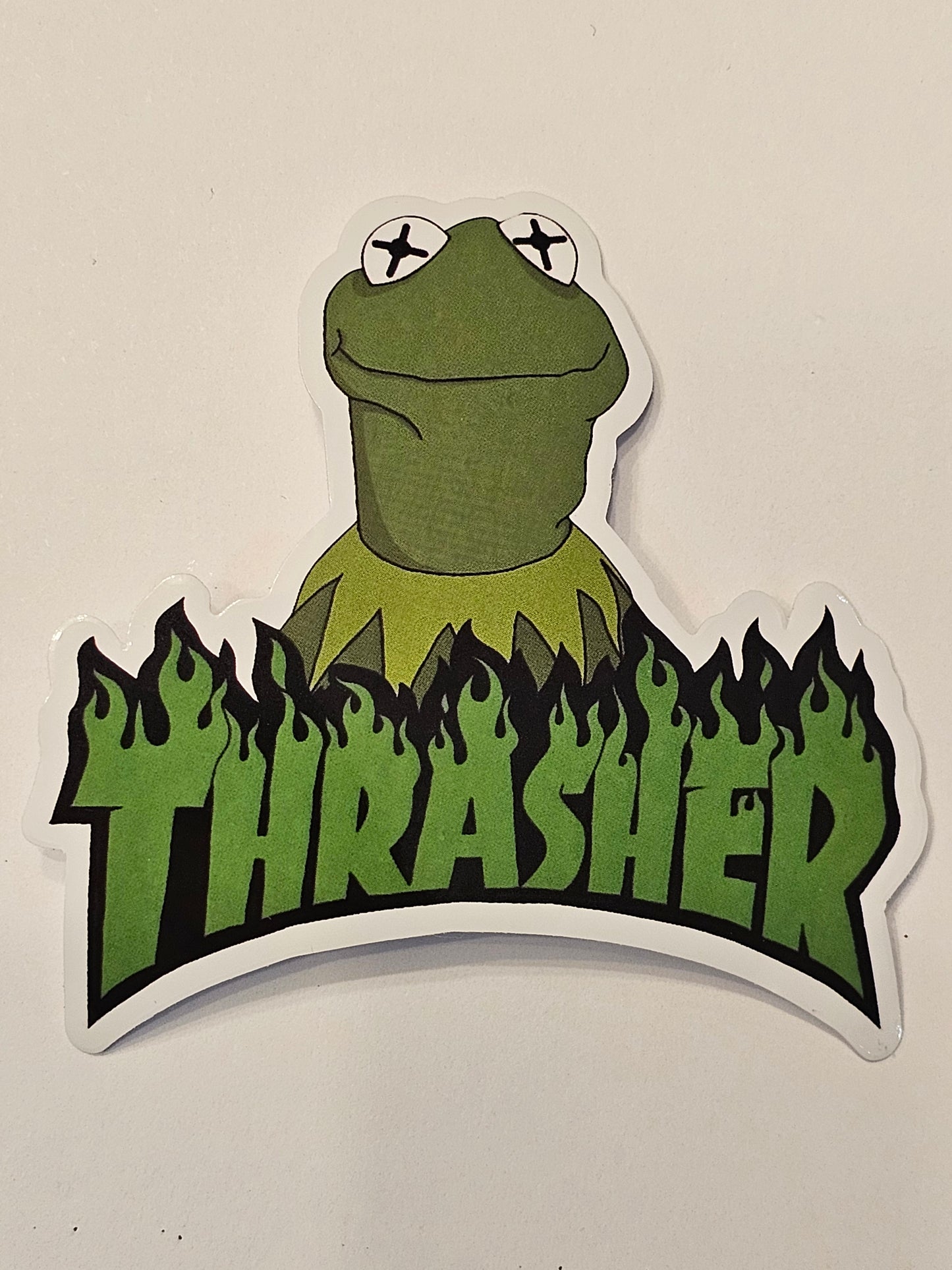 Kermit Thrasher Sticker