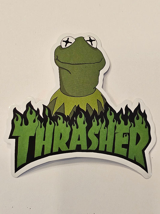 Kermit Thrasher Sticker