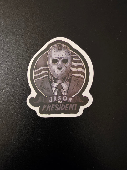 Jason for president sticker