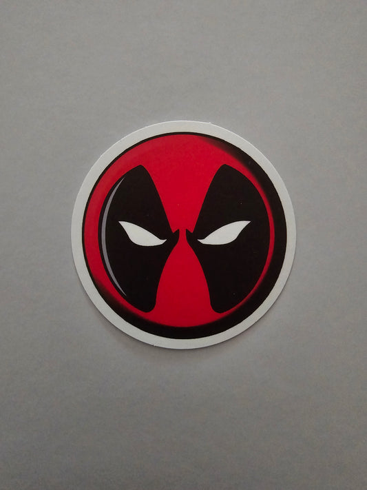 Deadpool Round Sticker