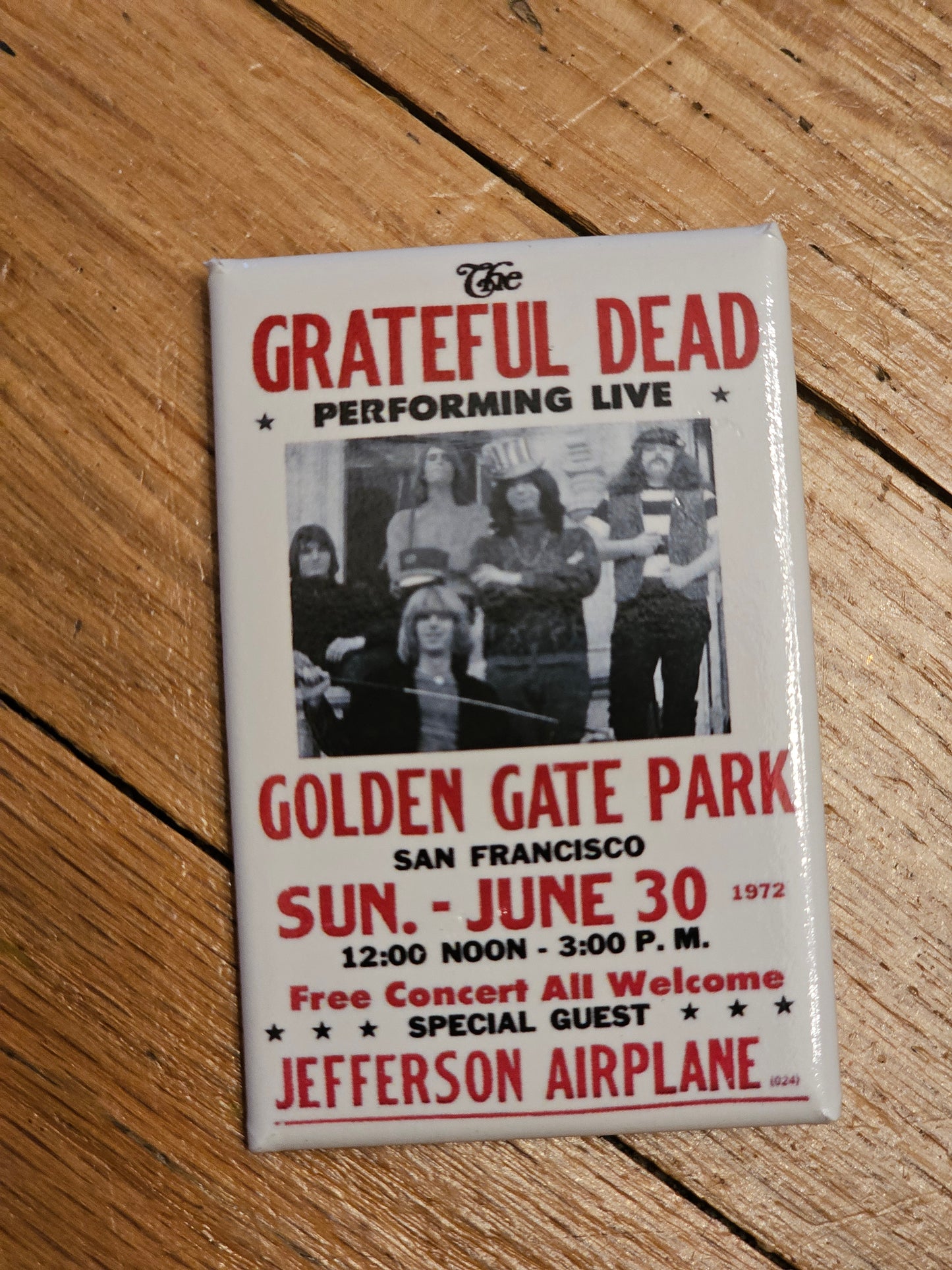 Showprint  Concert Poster Buttons 1.75" x 2.75"