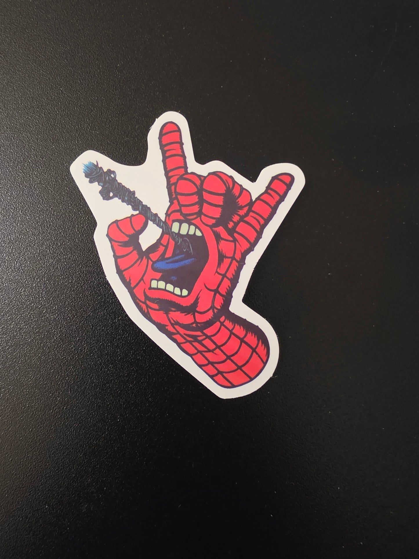 Spiderman Mini Screaming Hand Sticker