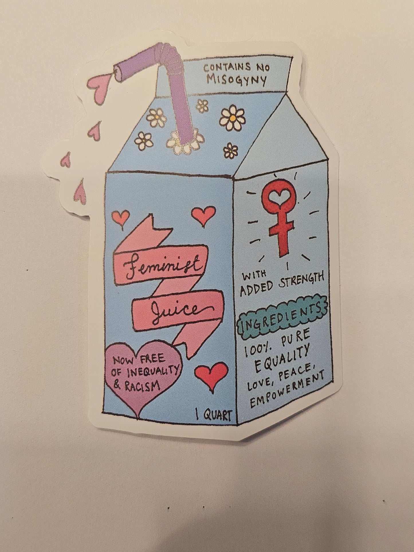 Feminist Juice Sticker
