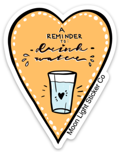 Drink Water Sticker