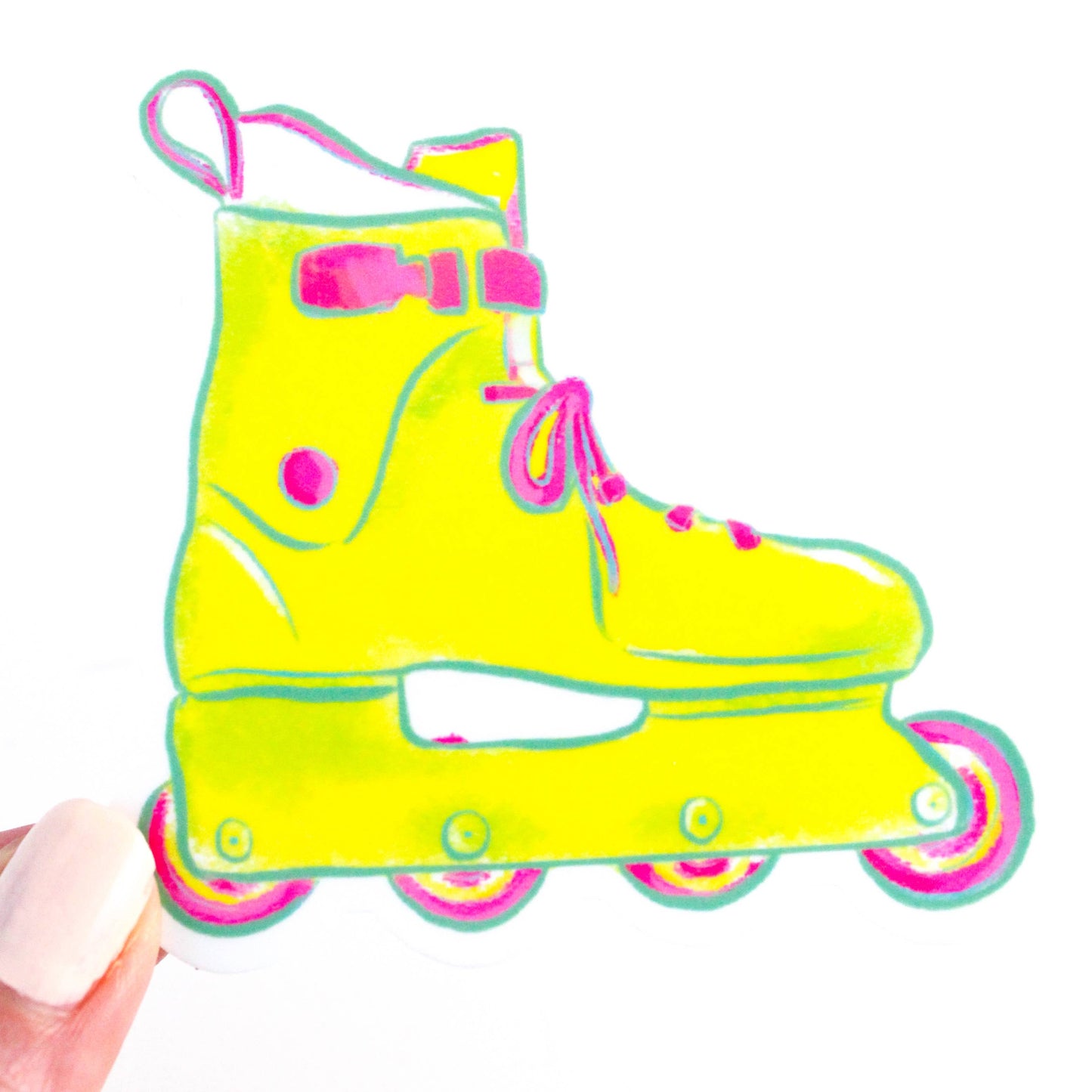 Barbie Rollerblades Vinyl Sticker