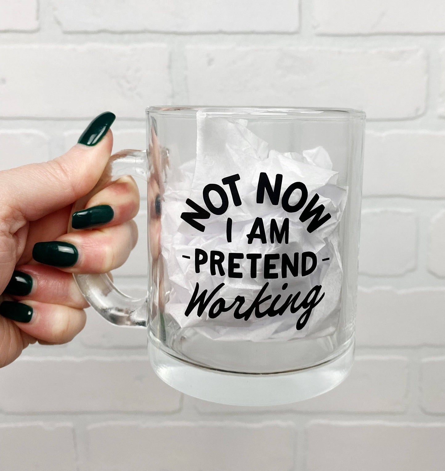 Not Now I Am Pretend Working - Mug