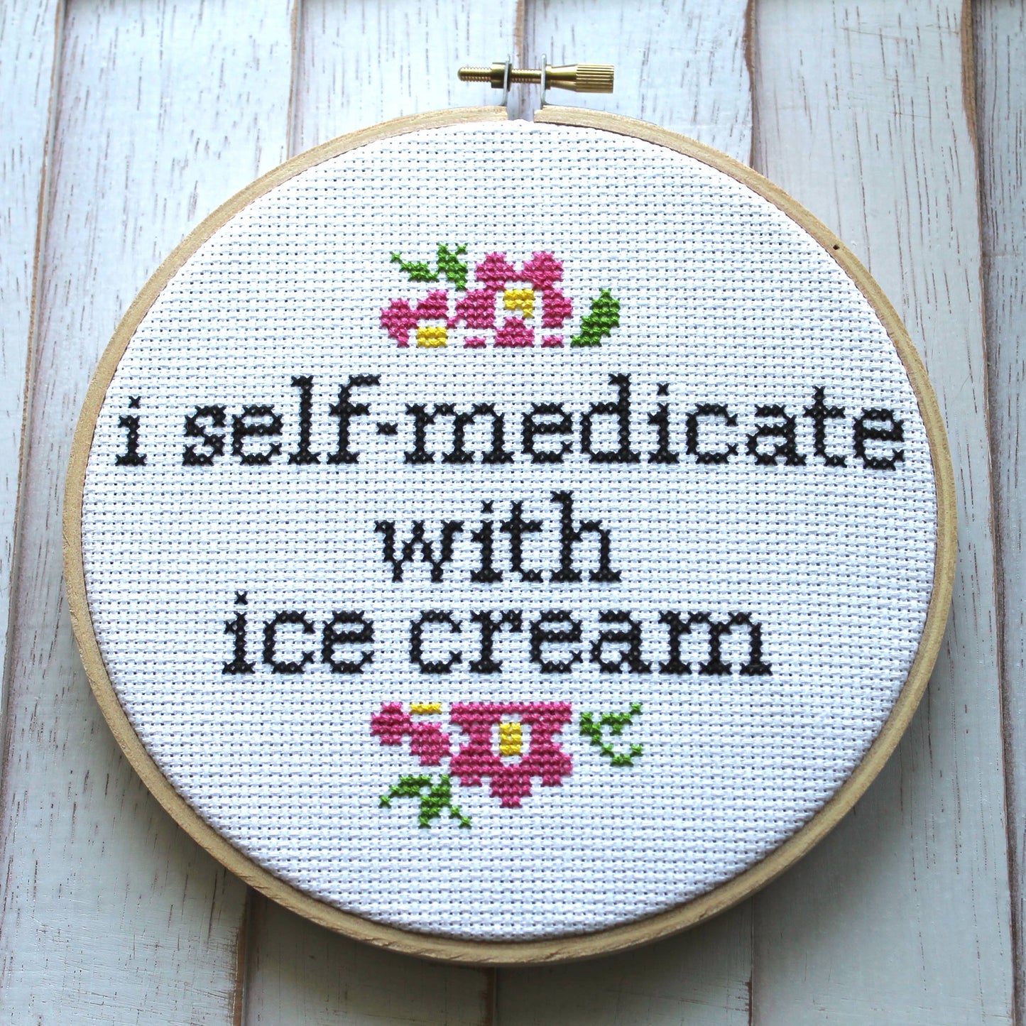 Self-Medicate Cross Stitch Kit