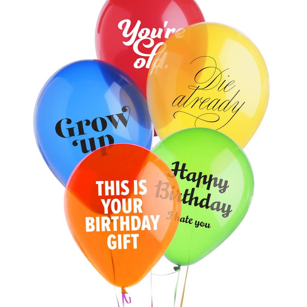 Birthday Jerk Balloons