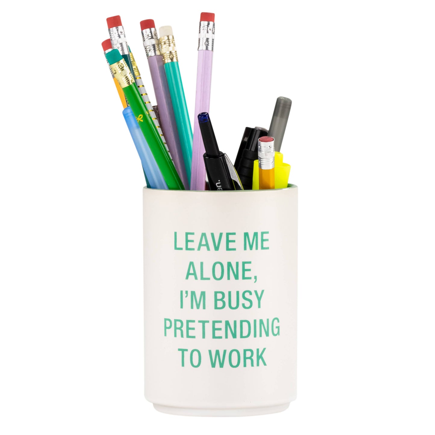 Leave Me Alone I'm Busy Pretending To Work -  Pencil Cup