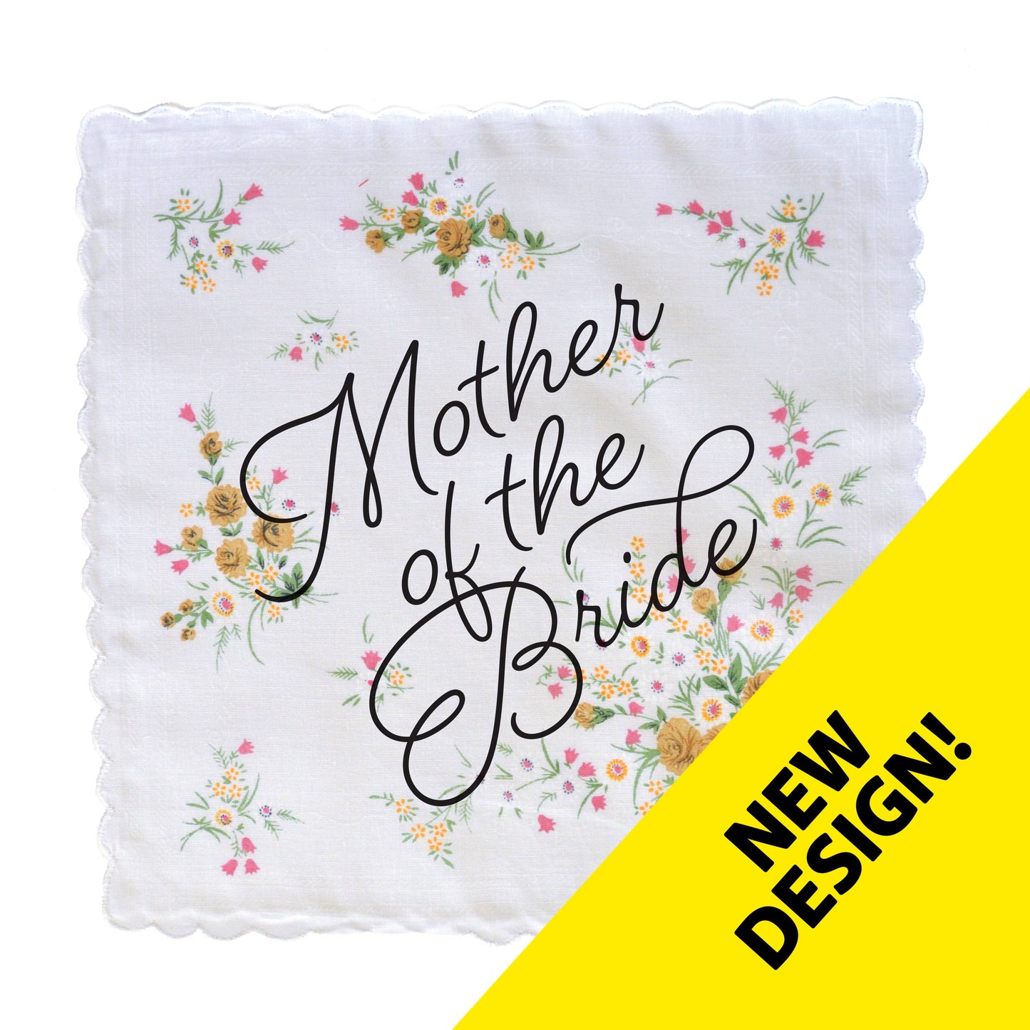 Mother Of The Bride Wedding Handkerchief- colors may vary