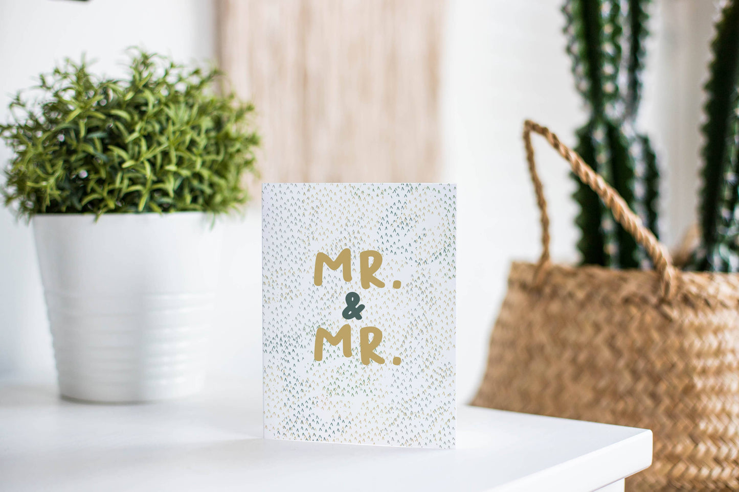 Mr. and Mr. - Wedding Card