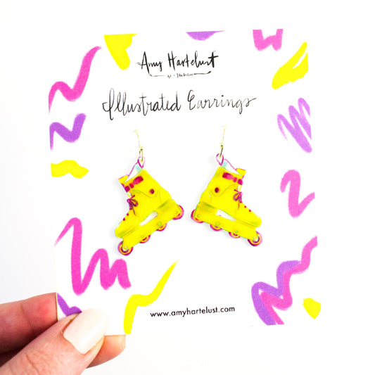 Barbie Rollerblade Earrings
