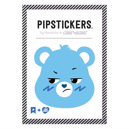 Grumpy Bear Fuzzy sticker