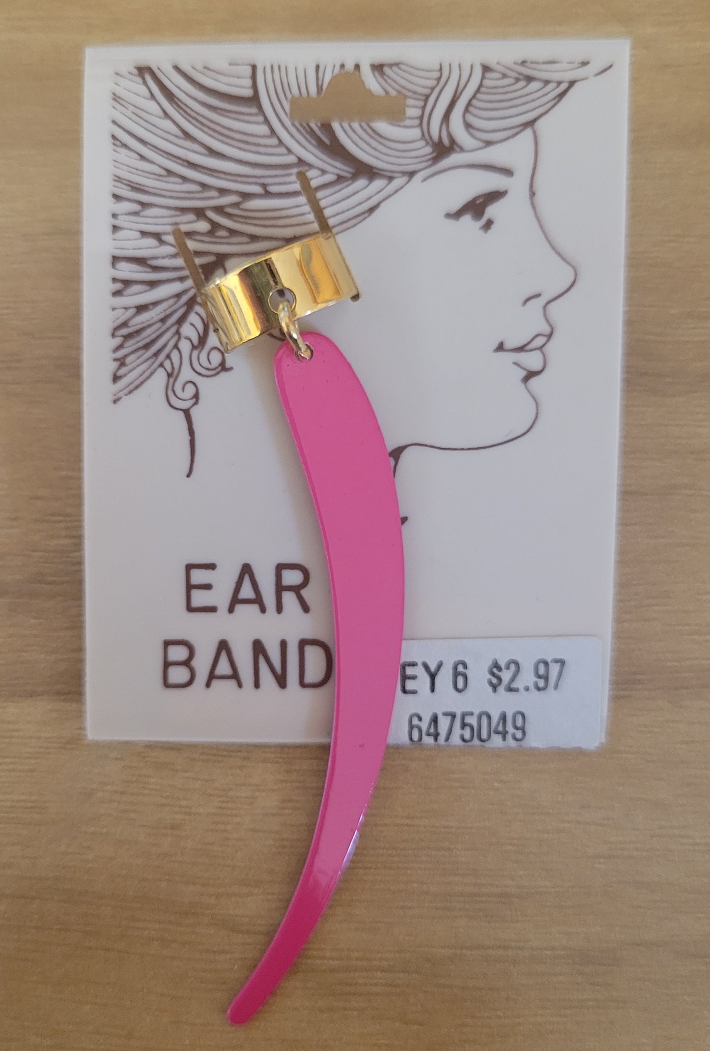 1980s ELECTRIC BOOGALOO Ear Cuff! Vintage Deadstock Jewelry