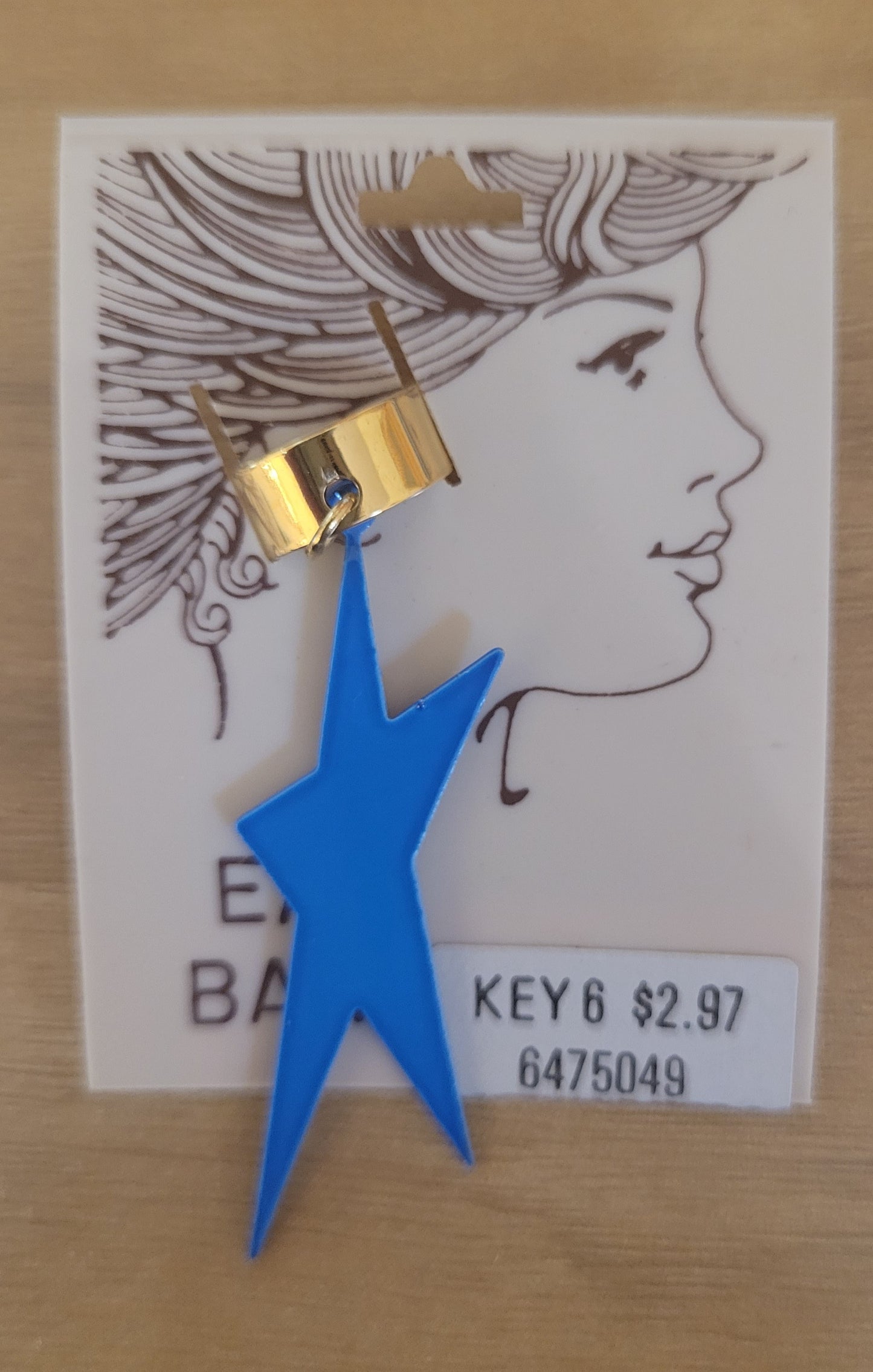 1980s ELECTRIC BOOGALOO Ear Cuff! Vintage Deadstock Jewelry