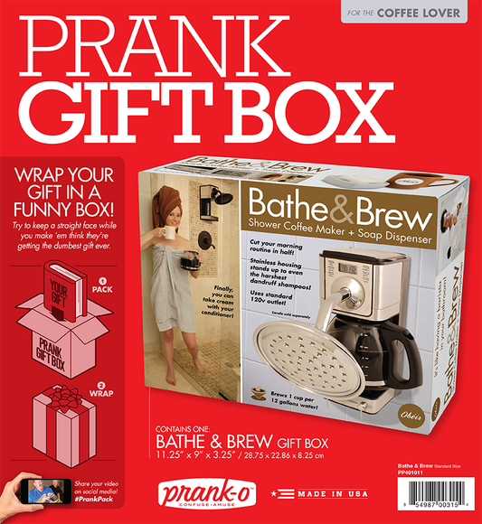 Prank Gift Box Bathe and Brew