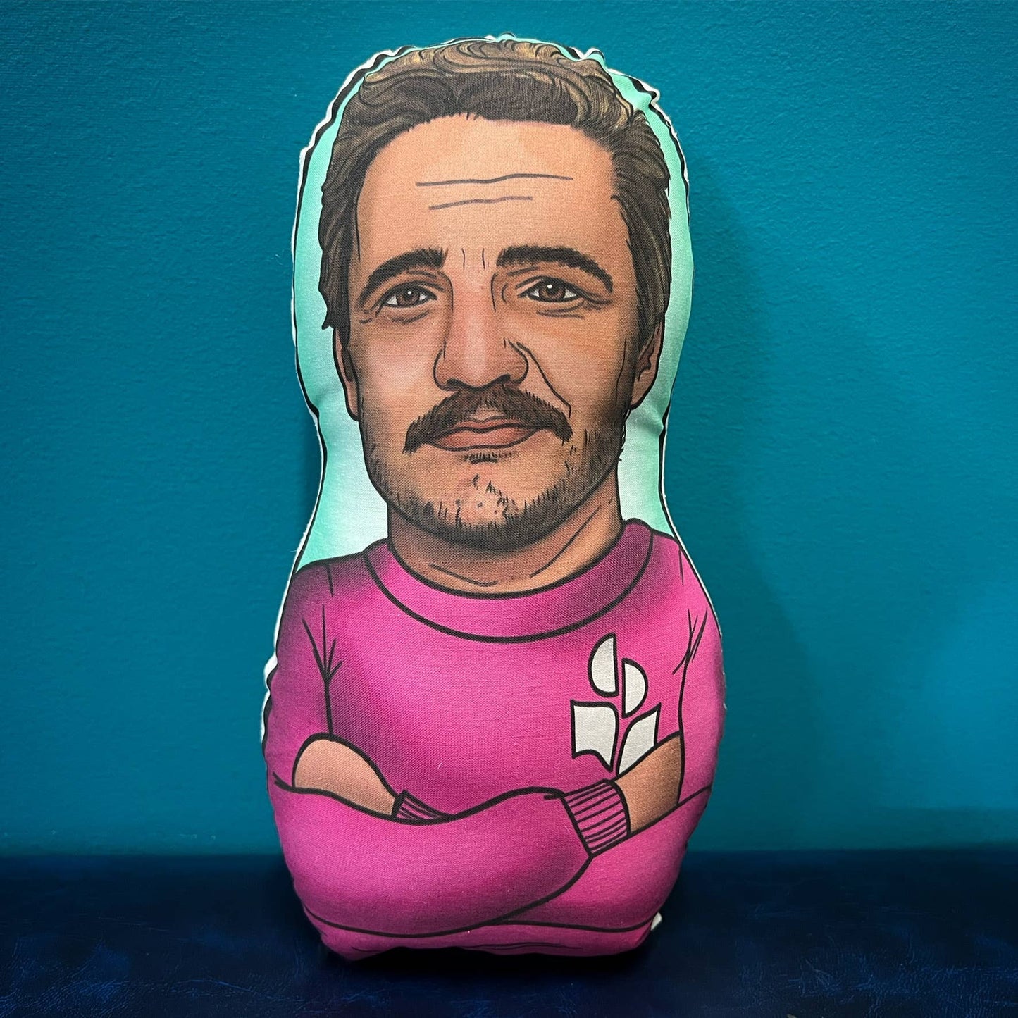 Daddy Pedro Pascal Inspired Plush Doll