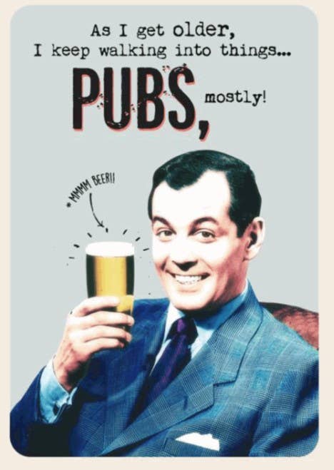 Pubs Blank Greeting Card