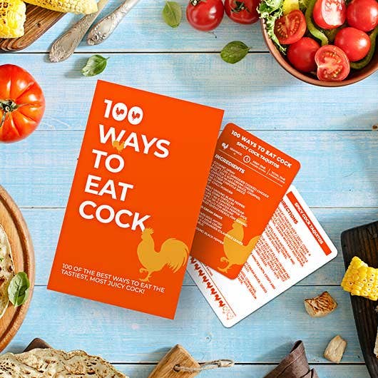 100 Ways To Eat Cock - 100 chicken recipe cards