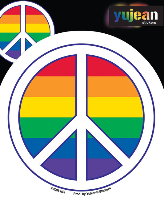 Pride Peace Sign Sticker