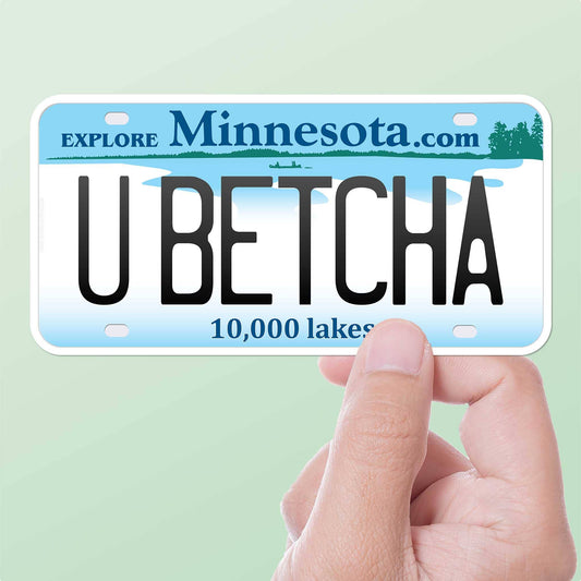 You Betcha Minnesota Sticker